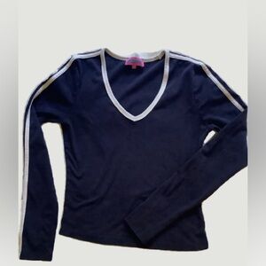 Edikted womens small contrast striped long sleeve